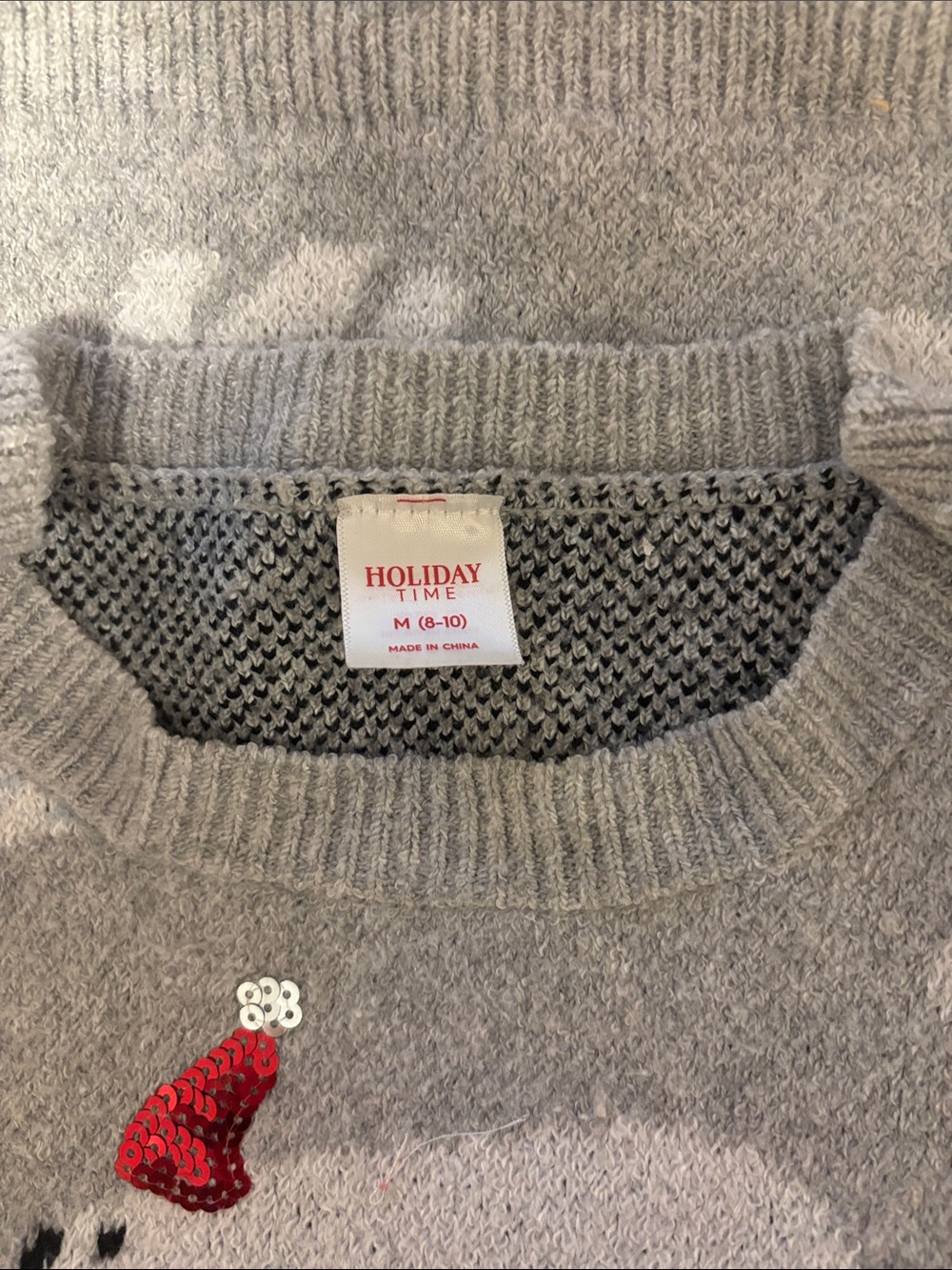 women’s holiday polar bear sweater - Picture 2 of 2